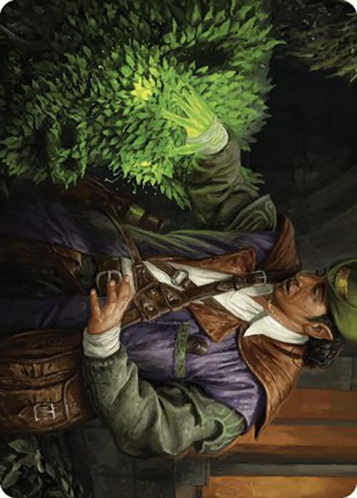 Hedge Whisperer Art Card 14 card from Art Series: Murders at Karlov Manor