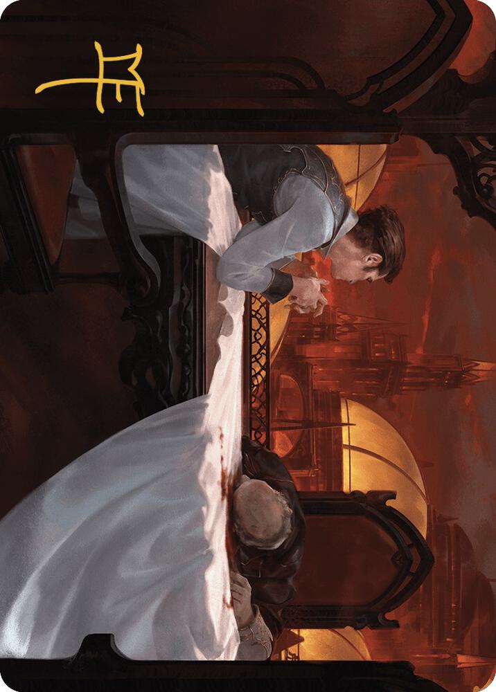 Expedited Inheritance Art Card (Gold-Stamped Signature) 12 card from Art Series: Murders at Karlov Manor