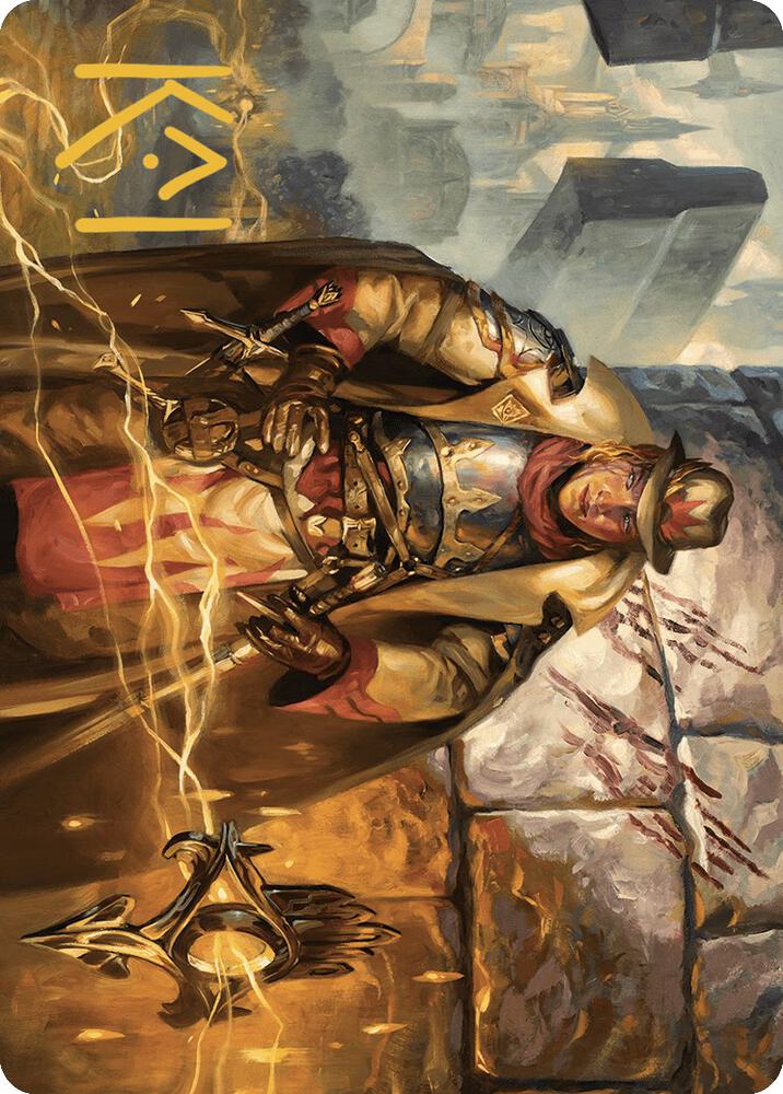 Tenth District Hero Art Card (Gold-Stamped Signature) 4 card from Art Series: Murders at Karlov Manor