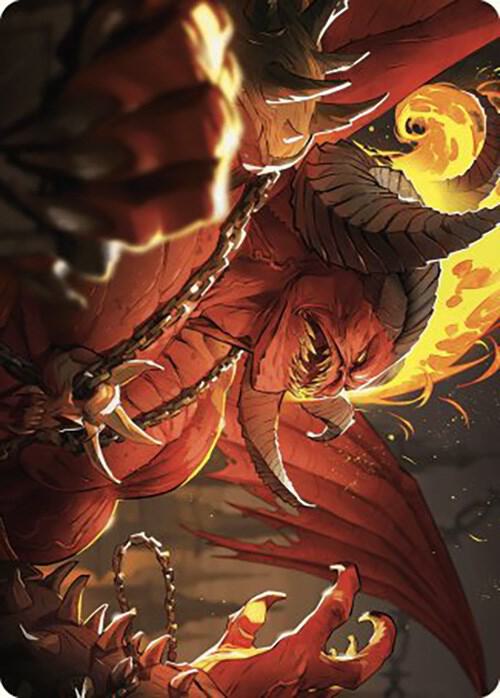Rakdos, Patron of Chaos Art Card (45/49) card from Art Series: Murders at Karlov Manor