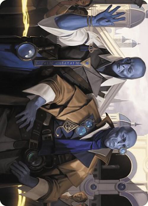 Hotshot Investigators Art Card 5 card from Art Series: Murders at Karlov Manor