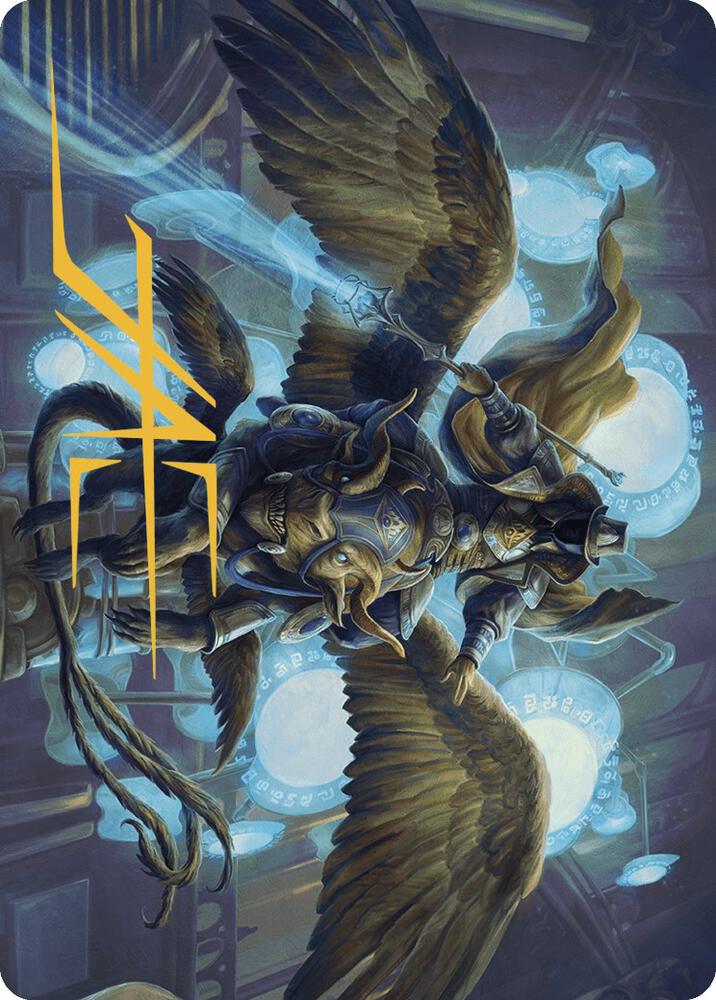Ezrim, Agency Chief Art Card (Gold-Stamped Signature) 20 card from Art Series: Murders at Karlov Manor