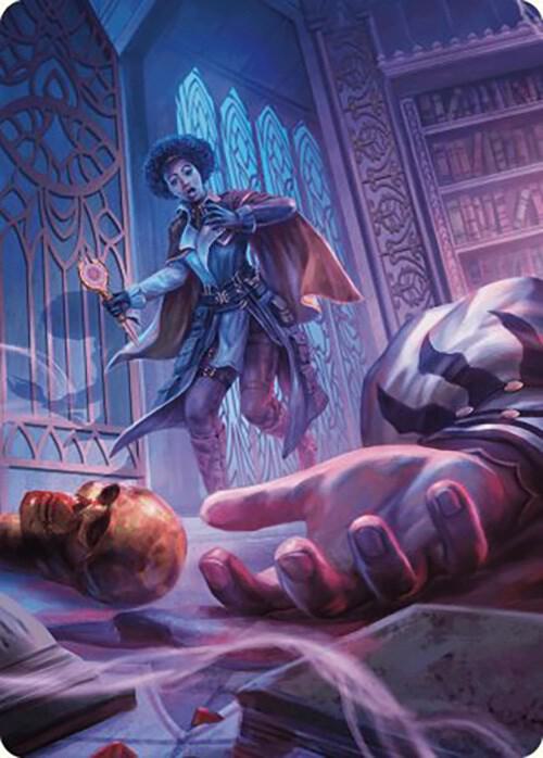 Deadly Complication Art Card 33 card from Art Series: Murders at Karlov Manor