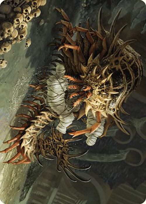 Rot Farm Mortipede Art Card 10 card from Art Series: Murders at Karlov Manor