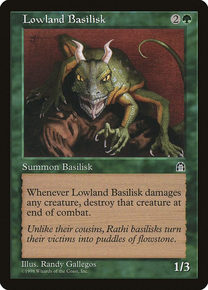 Lowland Basilisk card from Stronghold