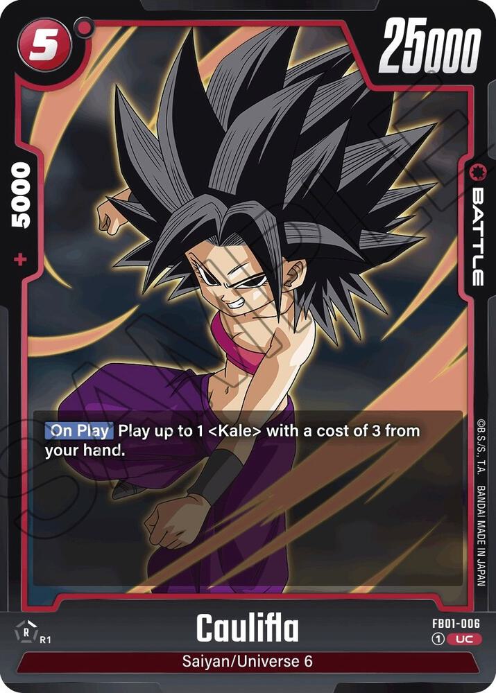 Caulifla FB01-006 card from Awakened Pulse