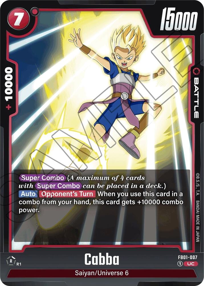 Cabba FB01-007 card from Awakened Pulse