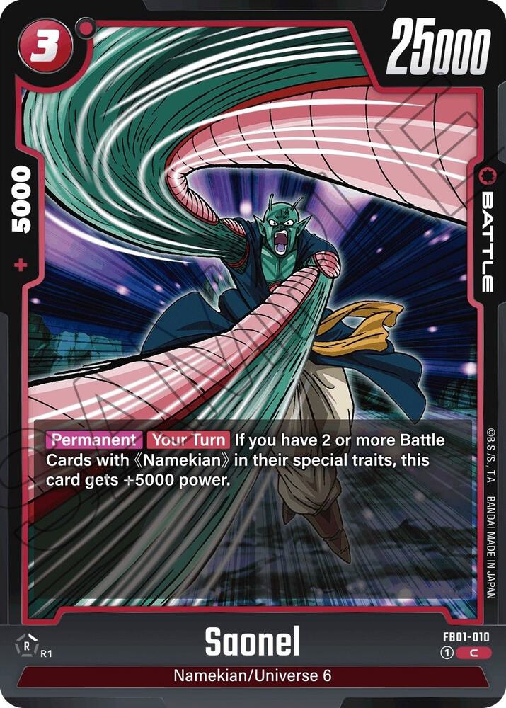 Saonel FB01-010 card from Awakened Pulse
