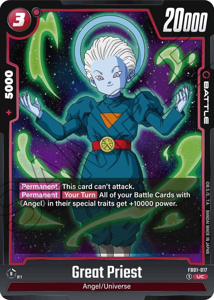 Great Priest FB01-017 card from Awakened Pulse