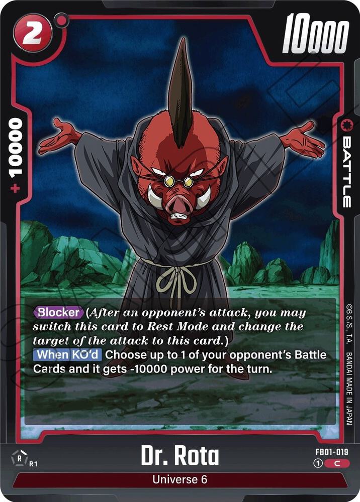 Dr. Rota FB01-019 card from Awakened Pulse