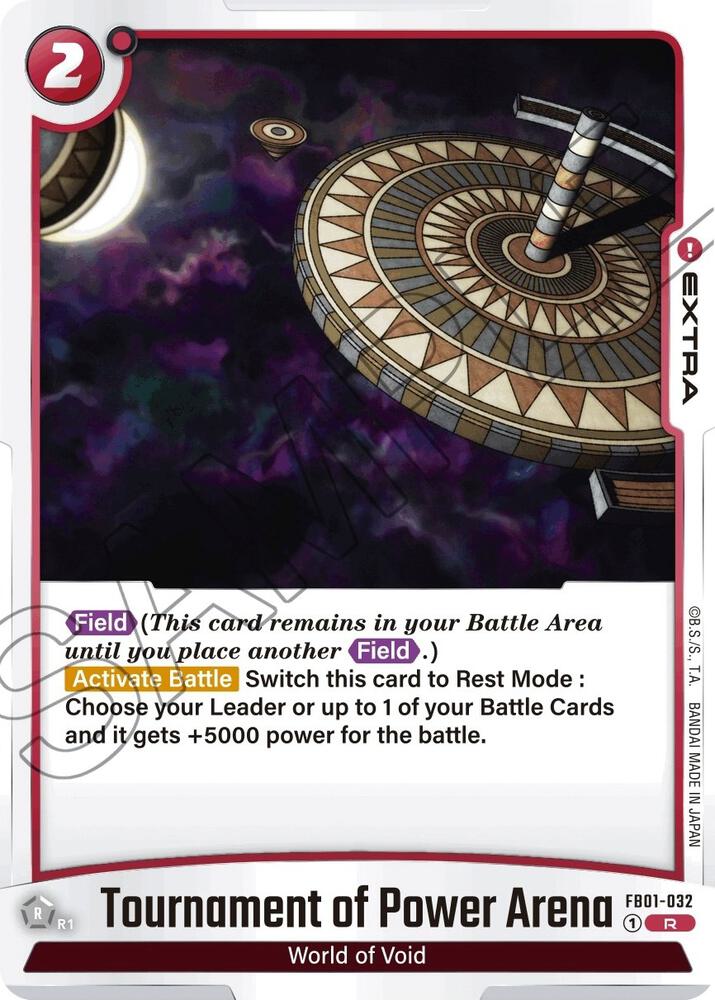 Tournament of Power Arena FB01-032 card from Awakened Pulse