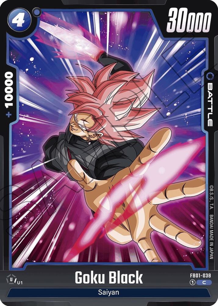 Goku Black FB01-038 card from Awakened Pulse