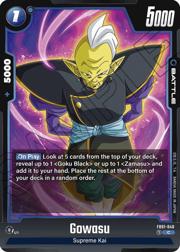 Gowasu FB01-040 card from Awakened Pulse