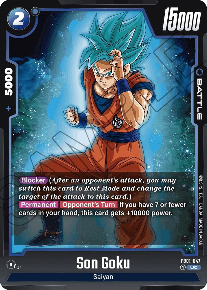 Son Goku FB01-047 card from Awakened Pulse