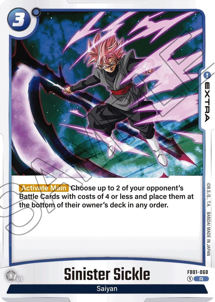 Sinister Sickle FB01-068 card from Awakened Pulse