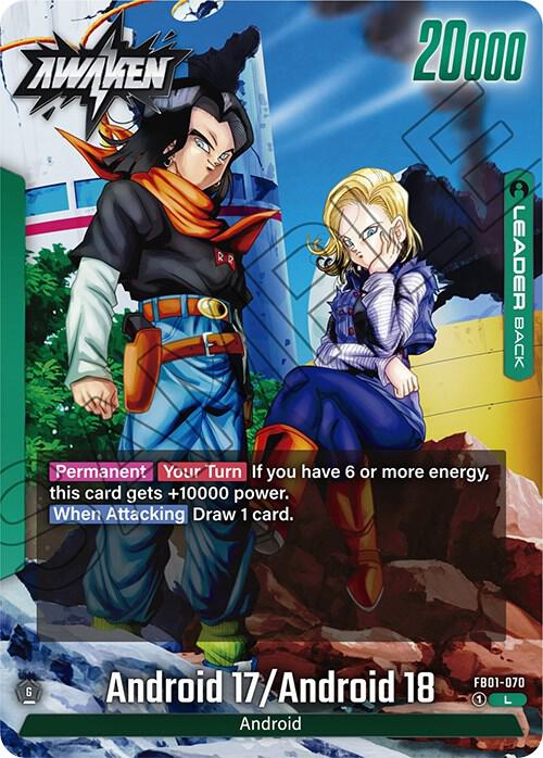 Android 17 FB01-070 card from Awakened Pulse