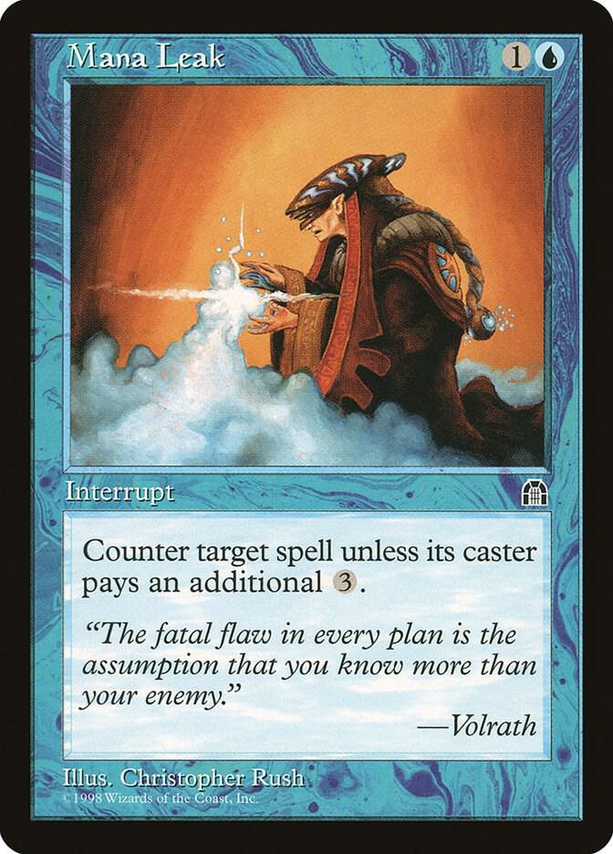 Mana Leak card from Stronghold