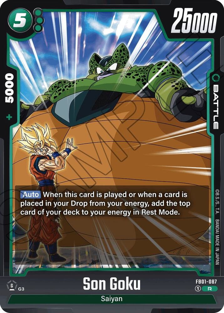 Son Goku FB01-087 card from Awakened Pulse