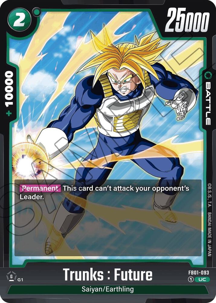 Trunks : Future FB01-093 card from Awakened Pulse