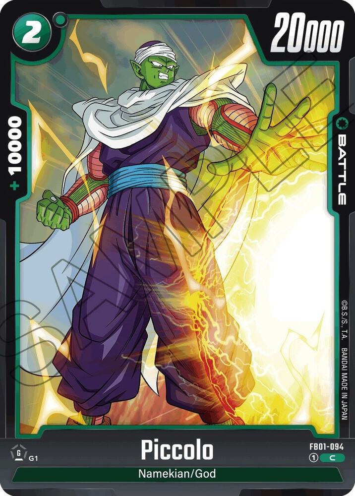 Piccolo FB01-094 card from Awakened Pulse