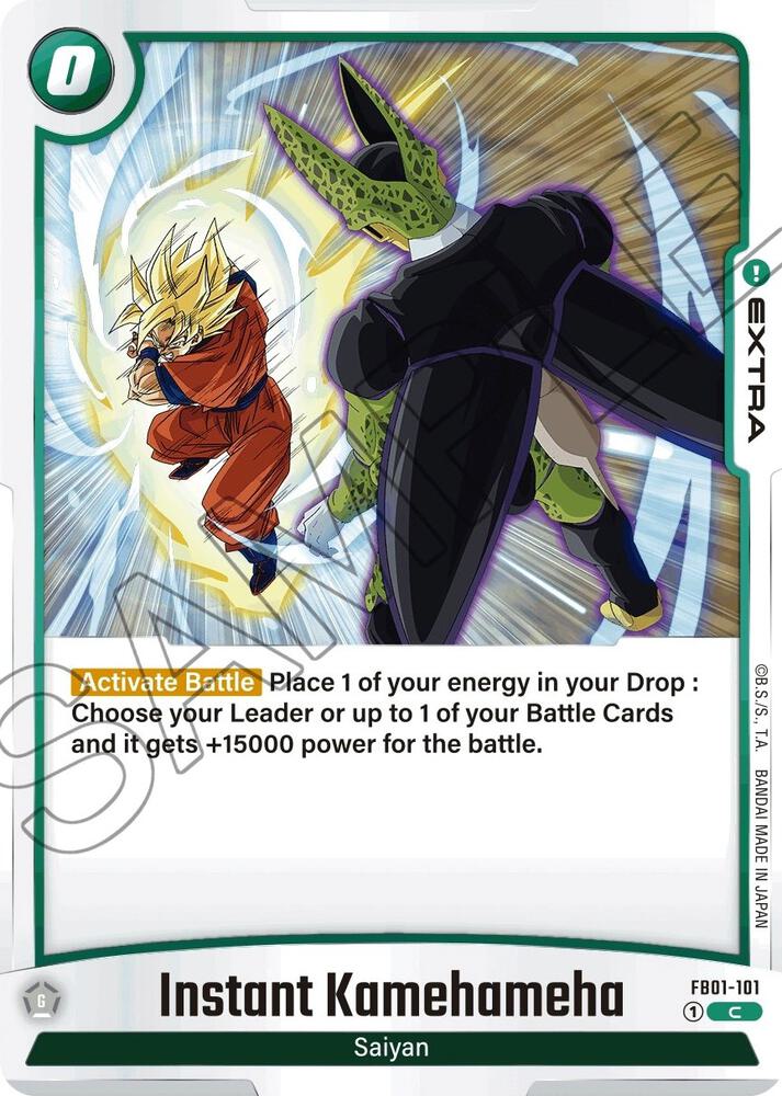 Instant Kamehameha FB01-101 card from Awakened Pulse