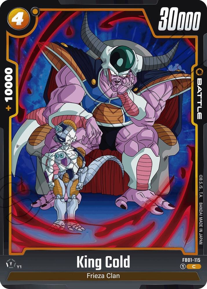 King Cold FB01-115 card from Awakened Pulse