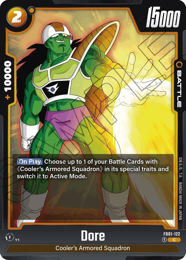 Dore FB01-122 card from Awakened Pulse