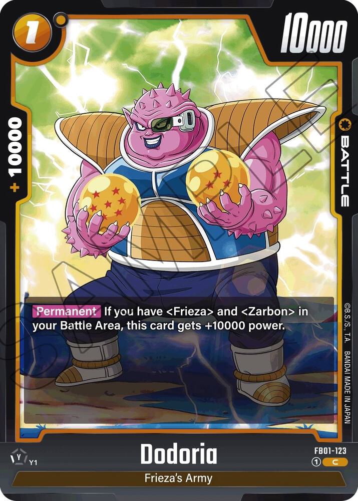 Dodoria FB01-123 card from Awakened Pulse