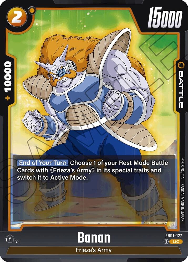 Banan FB01-127 card from Awakened Pulse
