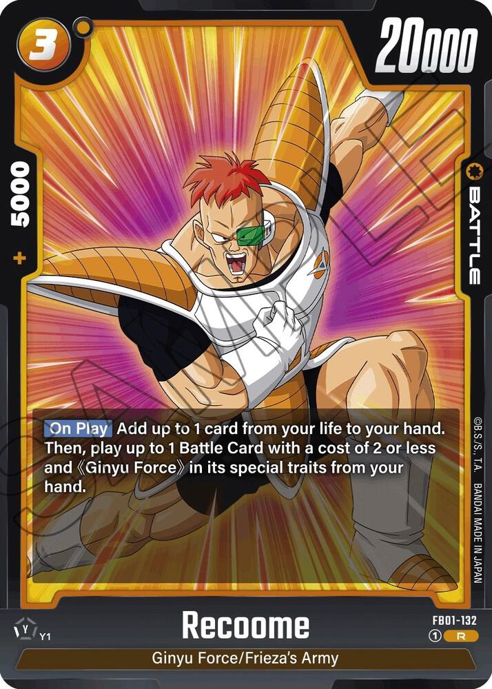 Recoome FB01-132 card from Awakened Pulse