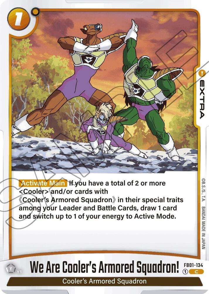 We Are Cooler's Armored Squadron! FB01-134 card from Awakened Pulse