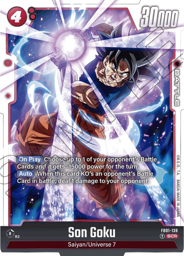 Son Goku FB01-139 card from Awakened Pulse