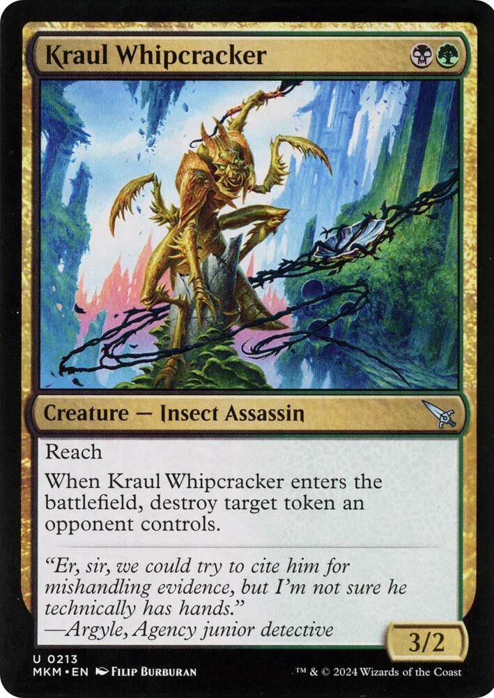Kraul Whipcracker (b) 213 card from Murders at Karlov Manor
