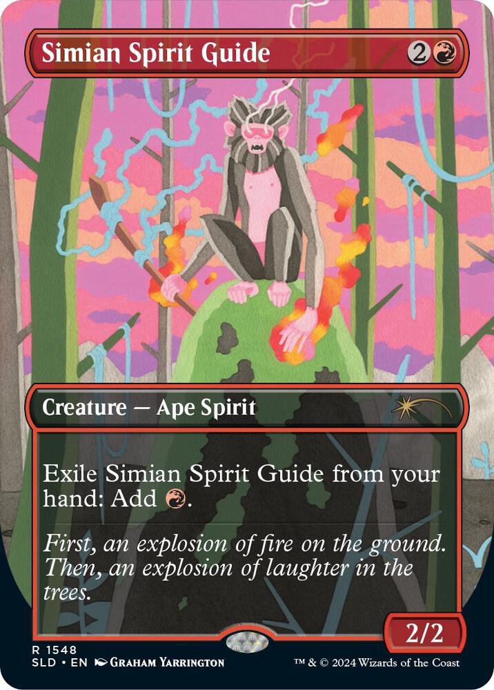Simian Spirit Guide 1548 card from Secret Lair Drop Series
