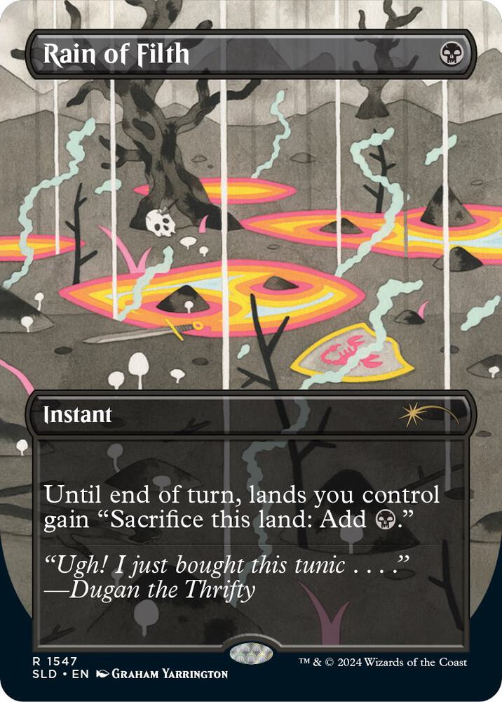Rain of Filth 1547 card from Secret Lair Drop Series