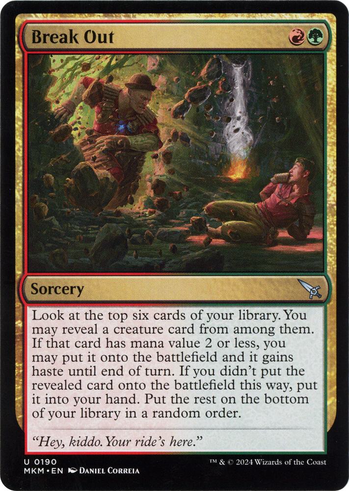 Break Out (b) 190 card from Murders at Karlov Manor