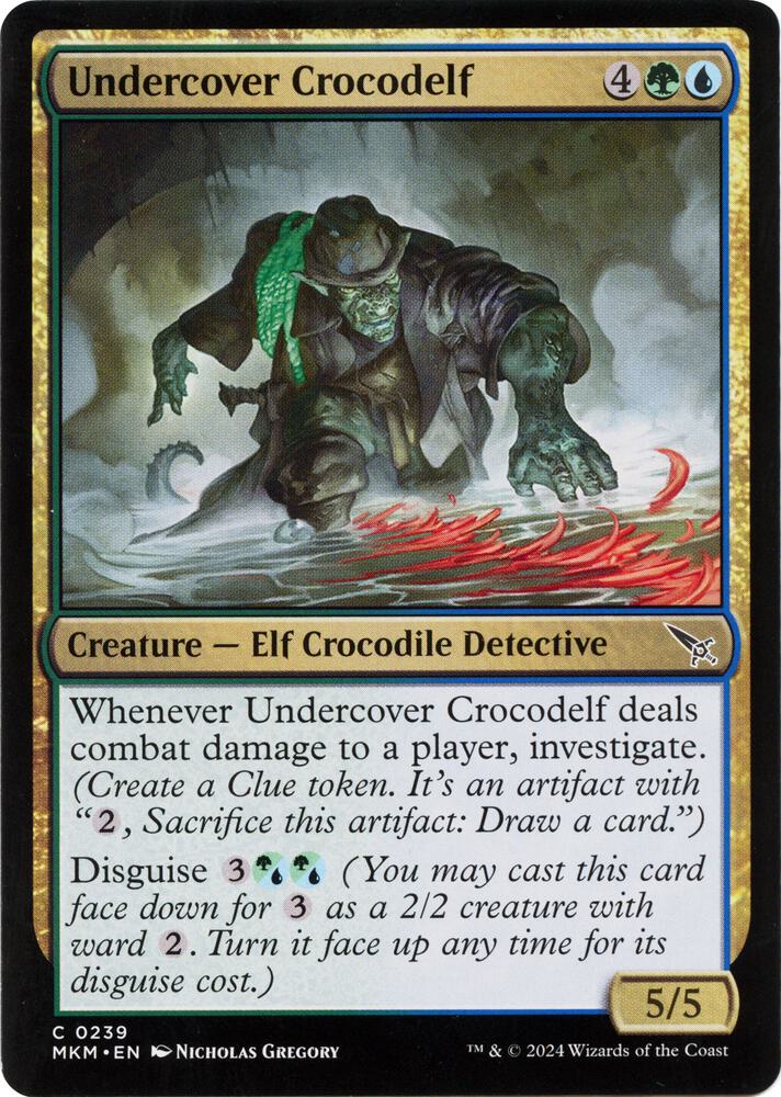 Undercover Crocodelf (b) 239 card from Murders at Karlov Manor