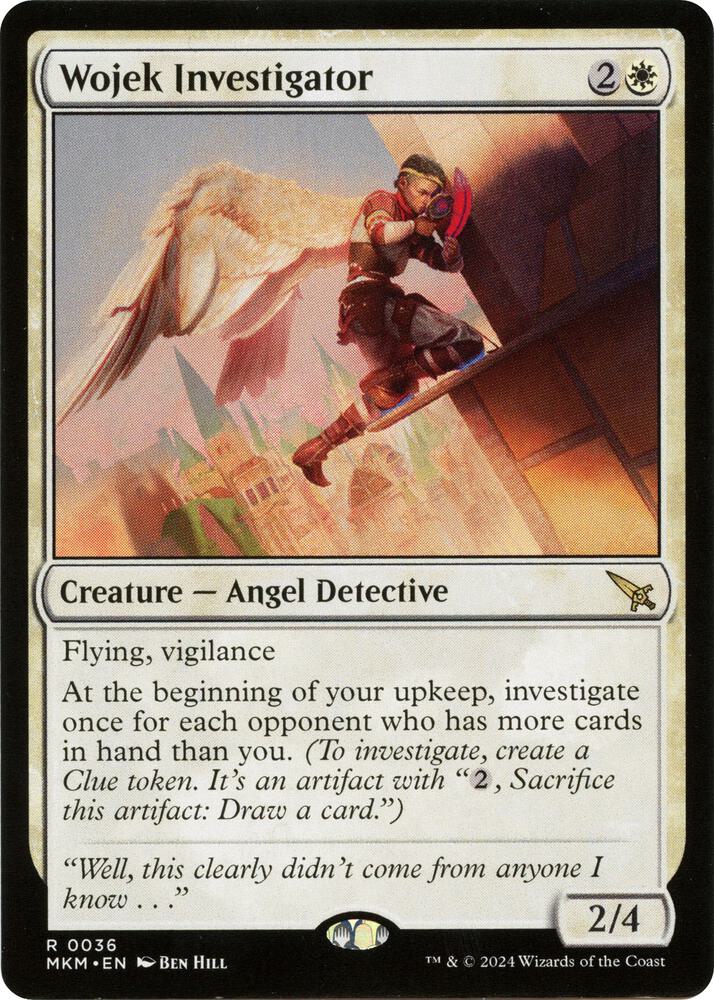 Wojek Investigator (b) 36 card from Murders at Karlov Manor