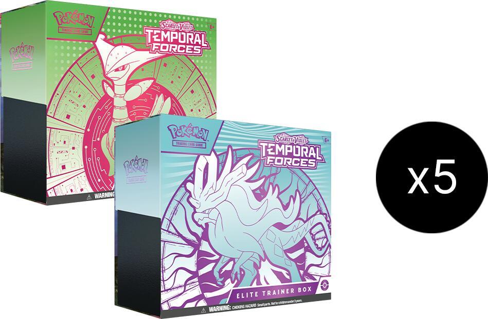 Temporal Forces Elite Trainer Box Case card from SV05: Temporal Forces