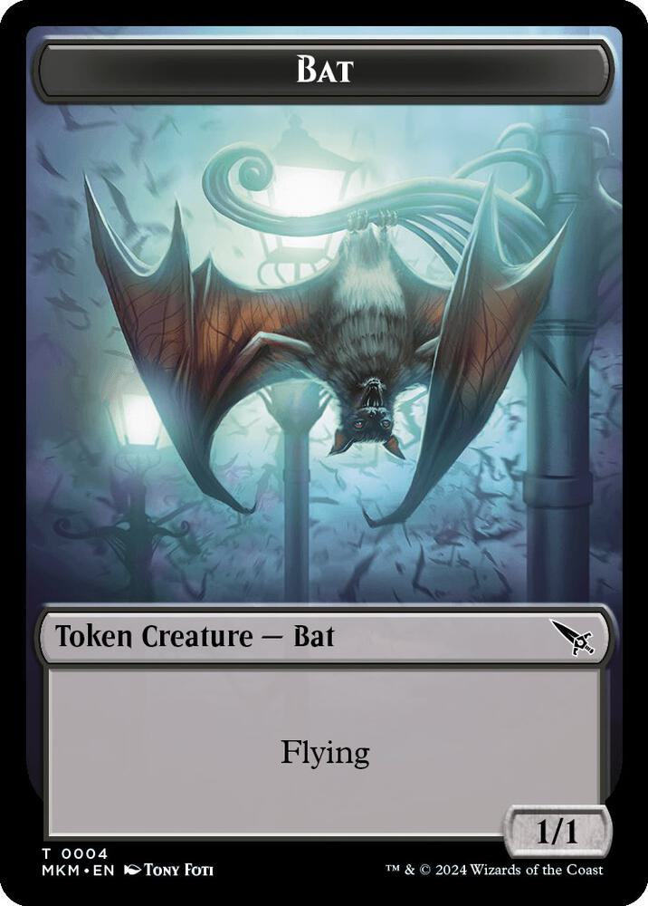 Bat Token 4 card from Murders at Karlov Manor