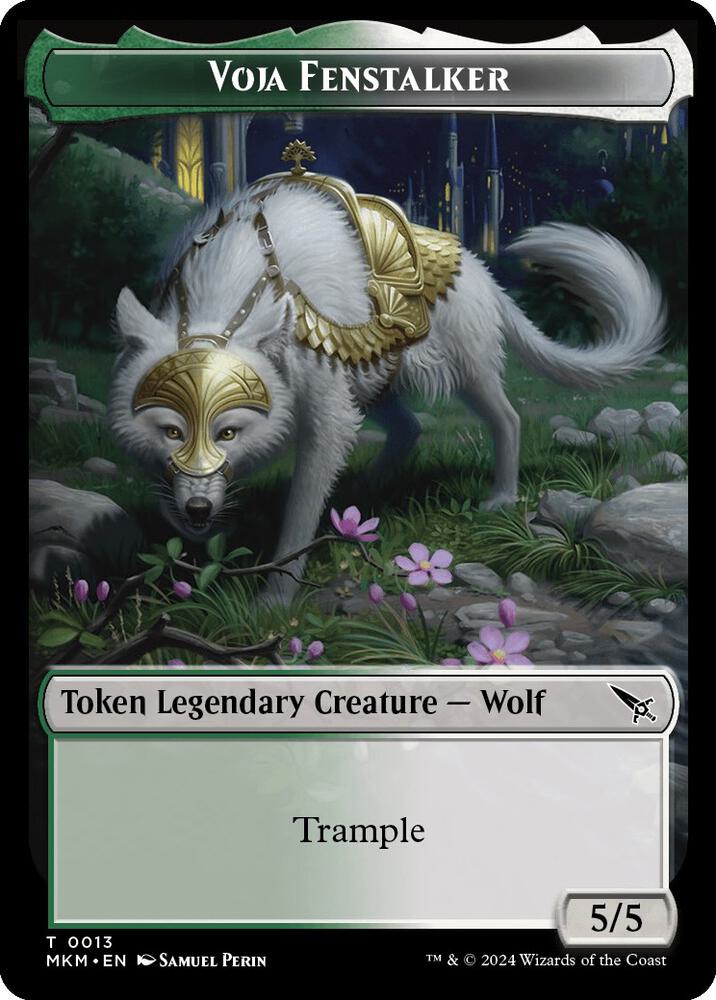 Voja Fenstalker Token 13 card from Murders at Karlov Manor