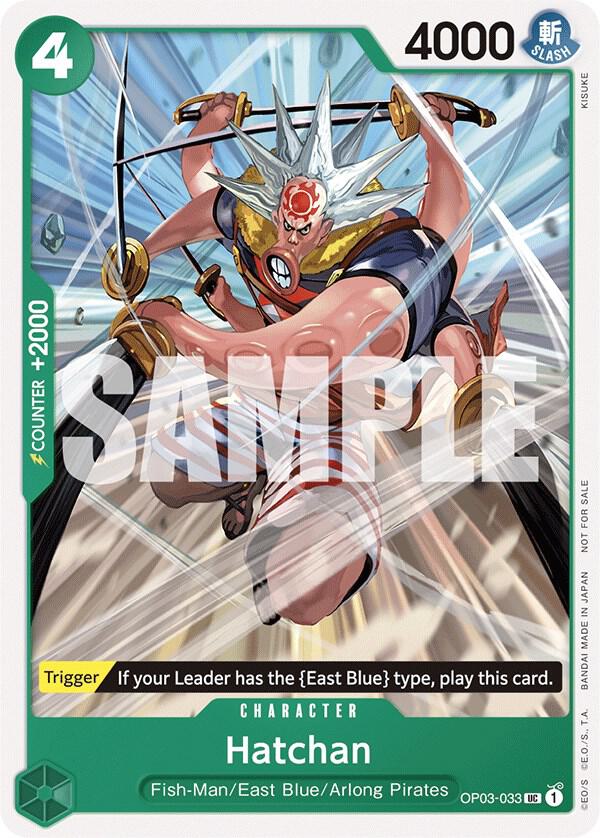 Hatchan (Tournament Pack Vol. 6) OP03-033 card from One Piece Promotion Cards
