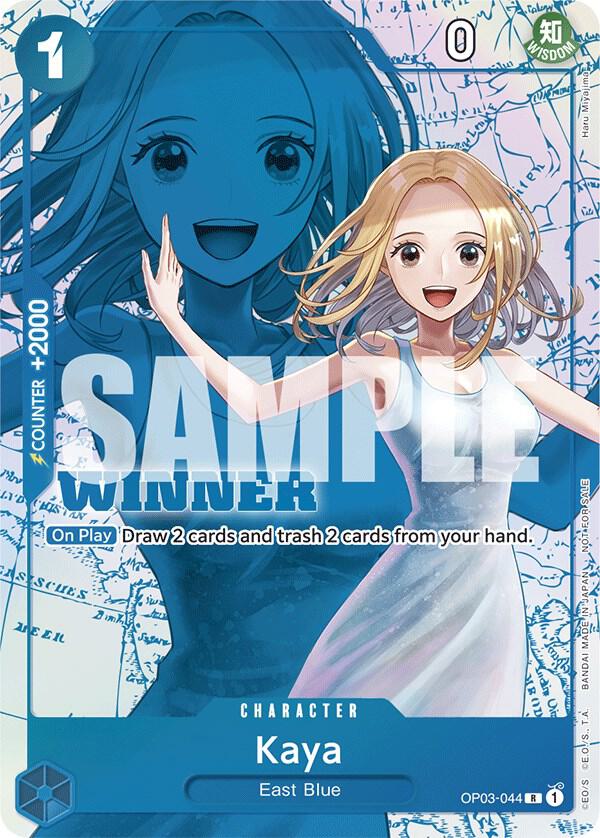 Kaya (Winner Pack Vol. 6) OP03-044 card from One Piece Promotion Cards