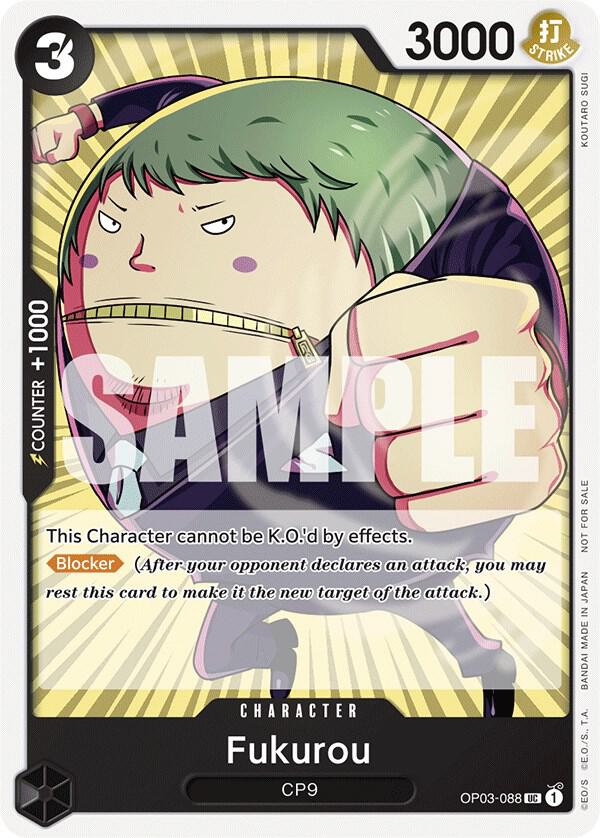 Fukurou (Tournament Pack Vol. 6) OP03-088 card from One Piece Promotion Cards