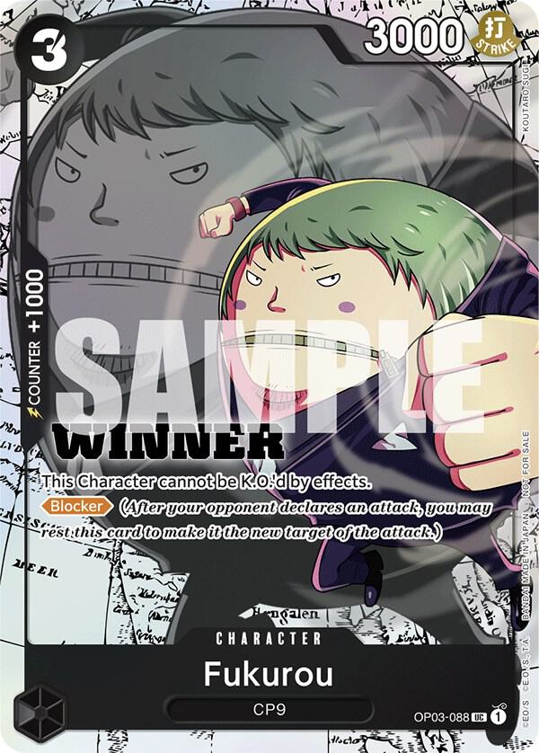 Fukurou (Winner Pack Vol. 6) OP03-088 card from One Piece Promotion Cards