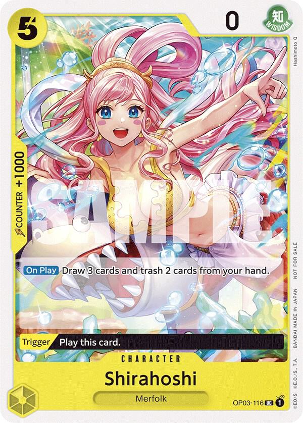 Shirahoshi (Tournament Pack Vol. 6) OP03-116 card from One Piece Promotion Cards