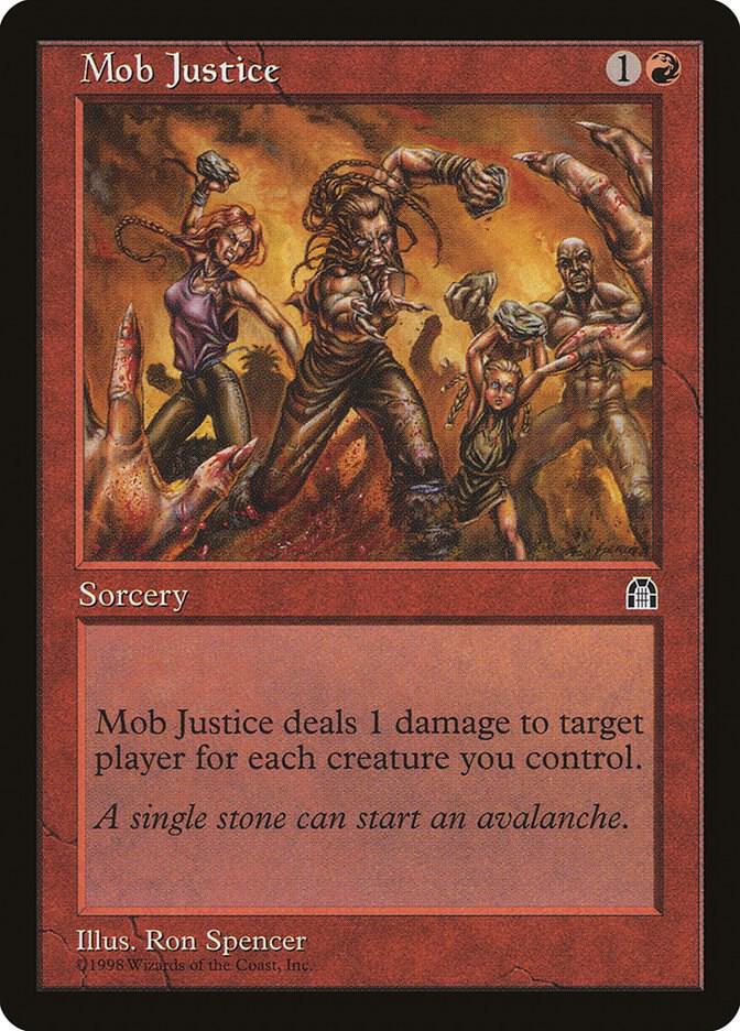 Mob Justice card from Stronghold