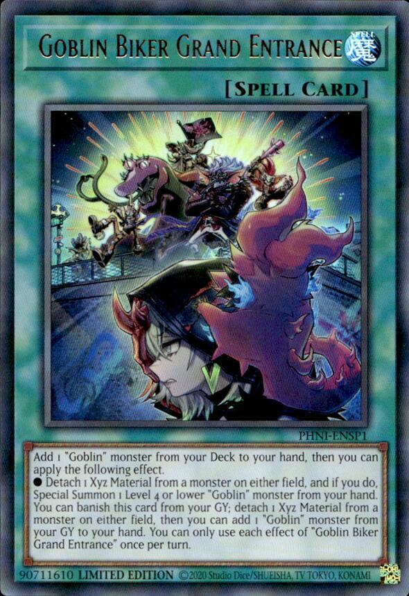 Goblin Biker Grand Entrance PHNI-ENSP1 card from Phantom Nightmare