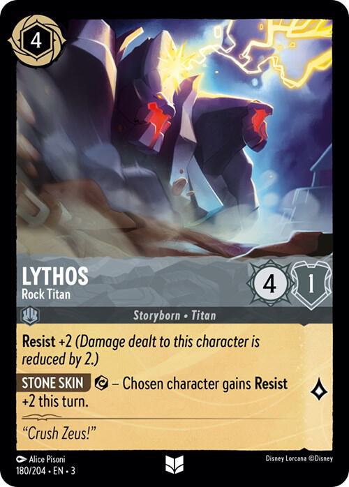 Lythos - Rock Titan 180/204 card from Into the Inklands