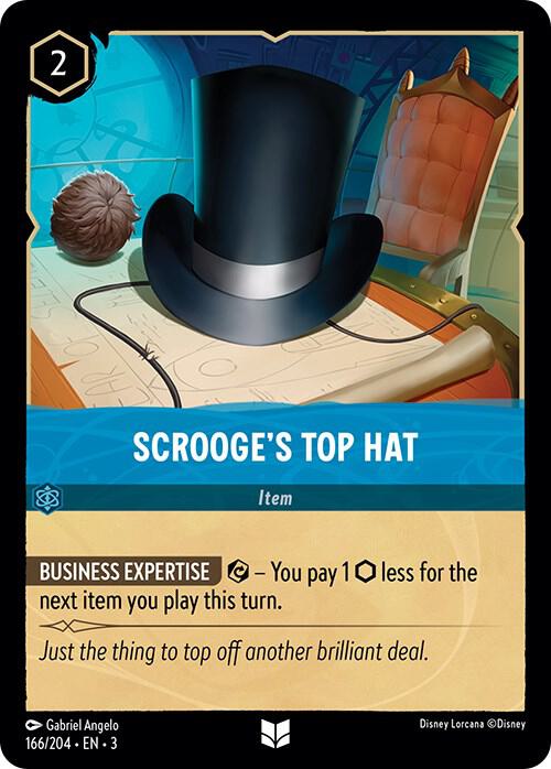 Scrooge's Top Hat 166/204 card from Into the Inklands